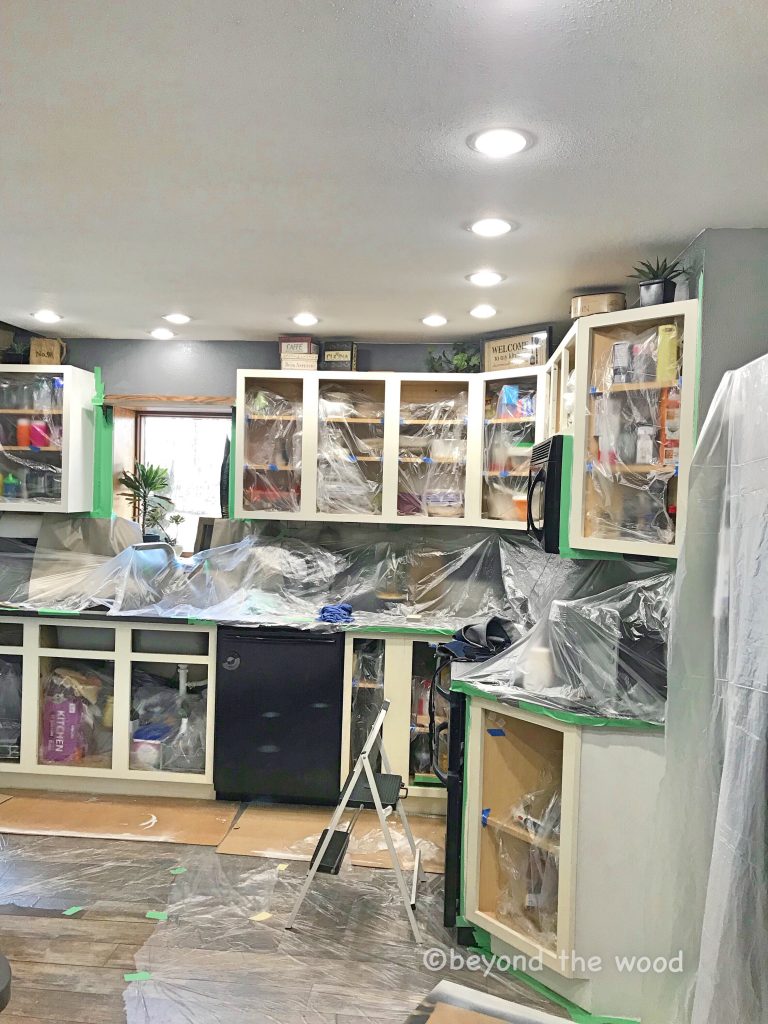 painting cabinets