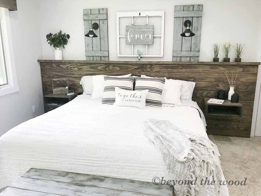 Bedroom Makeover DIY Beyond the Wood