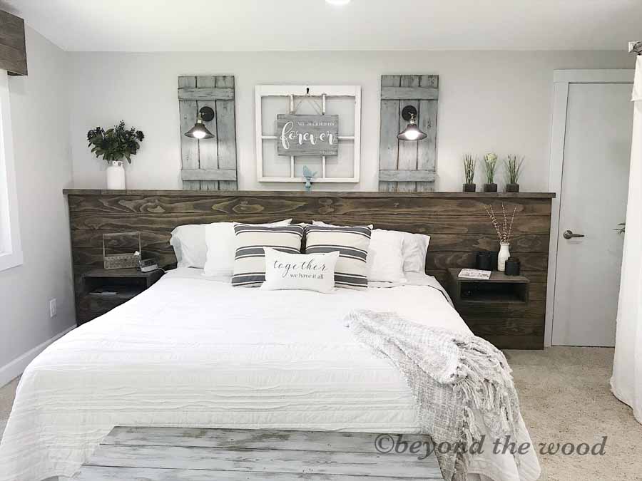 Bedroom Makeover DIY Beyond the Wood