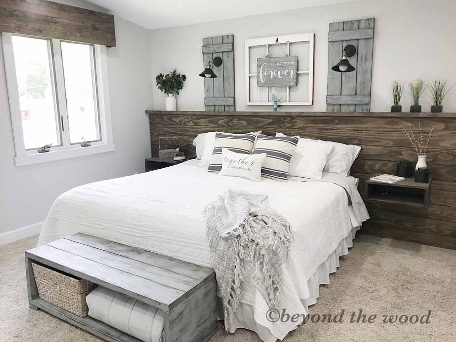 Bedroom Makeover DIY Beyond the Wood