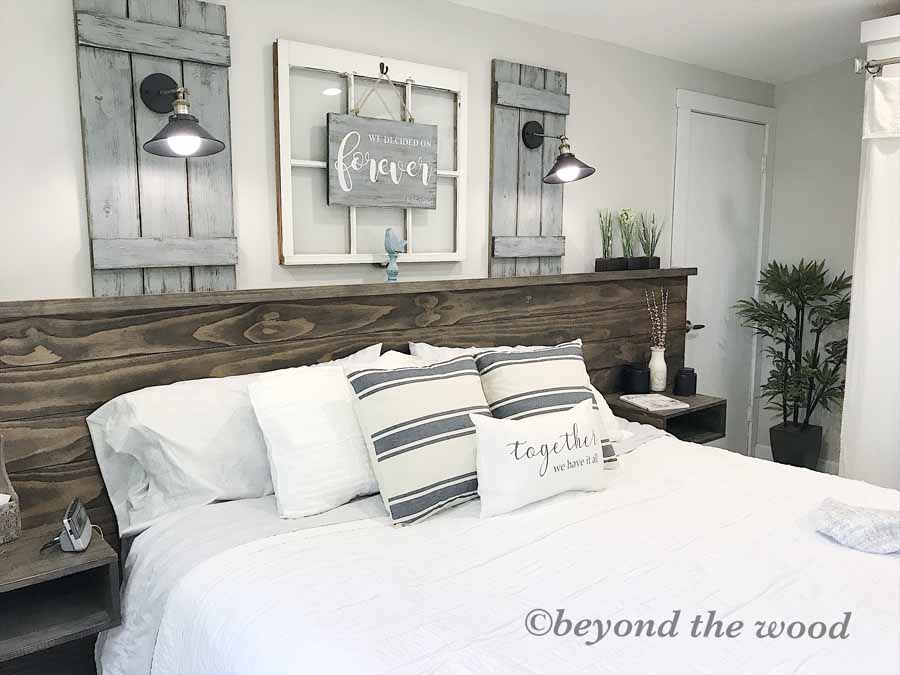 Bedroom Makeover DIY Beyond the Wood