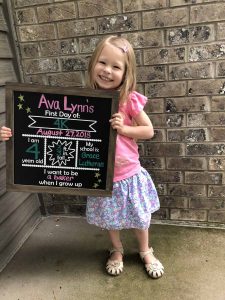 Beyond the Wood Back to school chalkboard