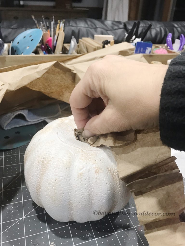 Beyond the Wood DIY pumpkins