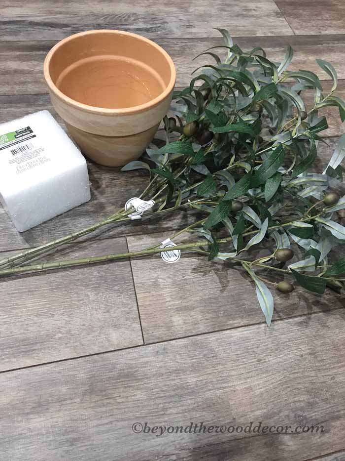 Beyond the Wood DIY Olive Tree Topiary