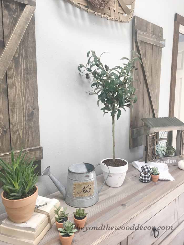 Beyond the Wood DIY Olive Tree Topiary