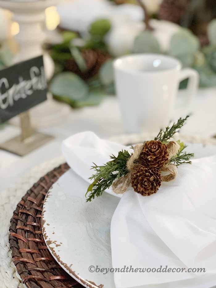 Beyond the Wood Thanksgiving tablescape