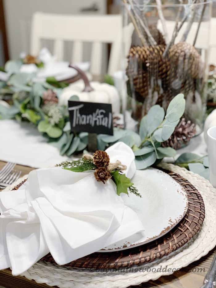 Beyond the Wood Thanksgiving tablescape